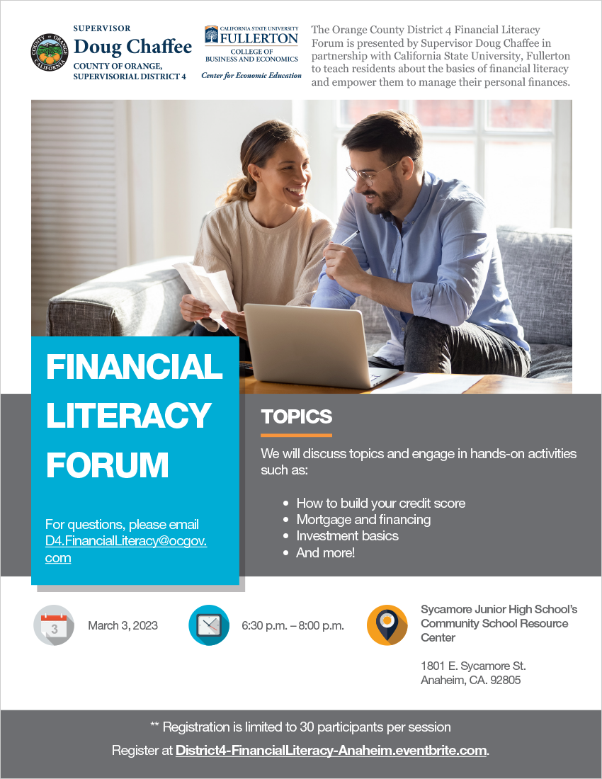 Financial Literacy Forum